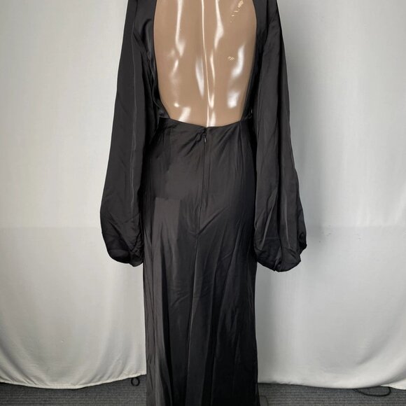 Significant Other Women’s Demi Keyhole Cutout Midi Dress Black Size 4 — Preowned - Picture 8 of 11